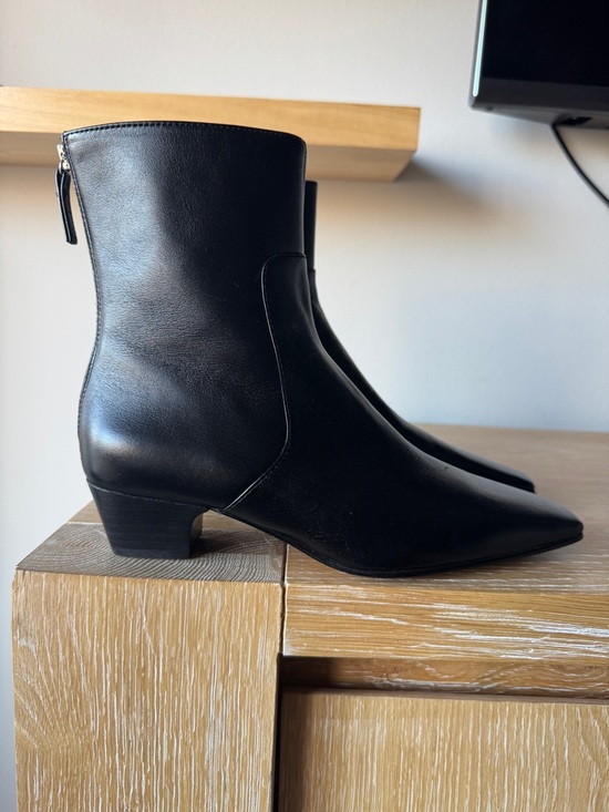 NWT! MADEWELL Women's The Lexie Ankle Boot True Black Leather Size 6.5 - no box! - Picture 12 of 15
